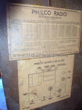 60MB ; Philco, Philadelphia (ID = 1219712) Radio