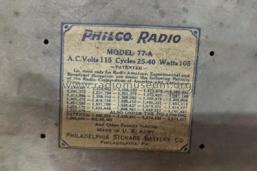 77A Lowboy; Philco, Philadelphia (ID = 2992235) Radio