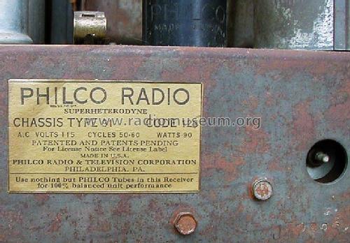 91L ; Philco, Philadelphia (ID = 647210) Radio