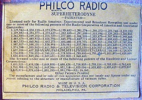 91L ; Philco, Philadelphia (ID = 647212) Radio