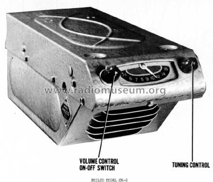 CR-2 ; Philco, Philadelphia (ID = 957555) Car Radio