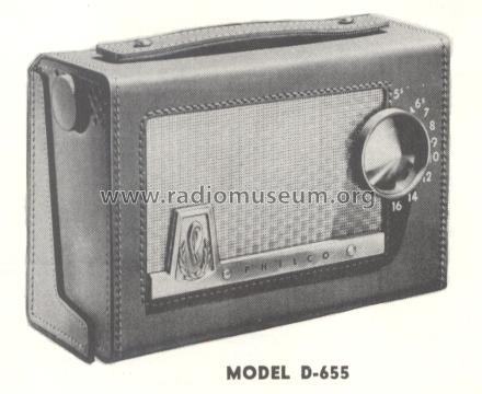 D-655 Code 121 ; Philco, Philadelphia (ID = 182755) Radio