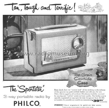 D-655 Code 123 ; Philco, Philadelphia (ID = 2651557) Radio