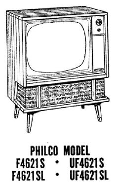 F4621SL Ch= 8L43; Philco, Philadelphia (ID = 1151566) Televisión