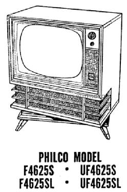 F4625S Ch= 8L43; Philco, Philadelphia (ID = 1151559) Television