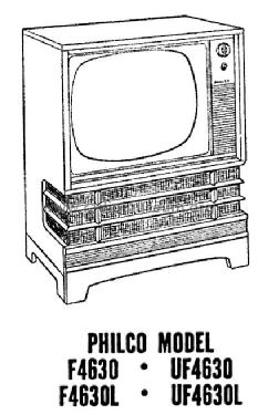 F4630L Ch= 8L43; Philco, Philadelphia (ID = 1151542) Television