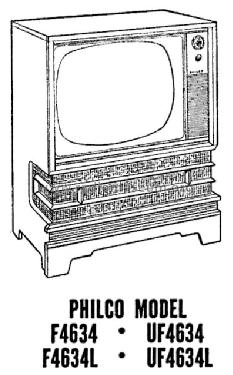 F4634 Ch= 8L43; Philco, Philadelphia (ID = 1151537) Television