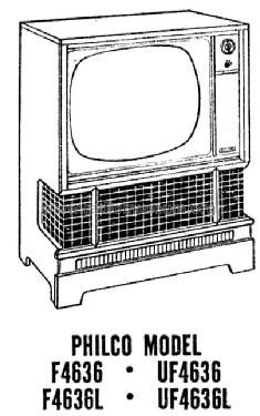 F4636L Ch= 8L43; Philco, Philadelphia (ID = 1151534) Television