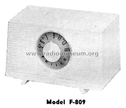 F-809 ; Philco, Philadelphia (ID = 1167635) Radio