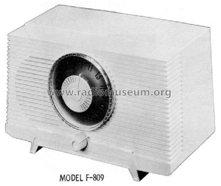 F-809 ; Philco, Philadelphia (ID = 780684) Radio