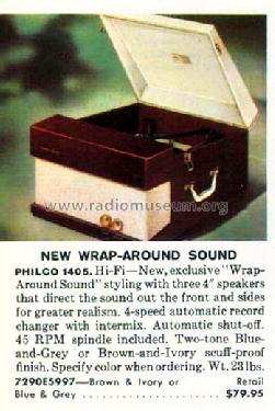 G-1405 ; Philco, Philadelphia (ID = 1605726) R-Player