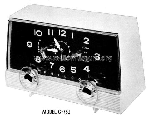 G-751 ; Philco, Philadelphia (ID = 593552) Radio