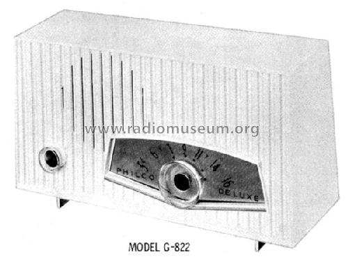 G-822 ; Philco, Philadelphia (ID = 696250) Radio