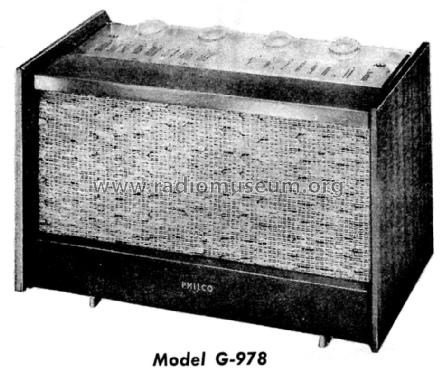 G-978 ; Philco, Philadelphia (ID = 1169620) Radio