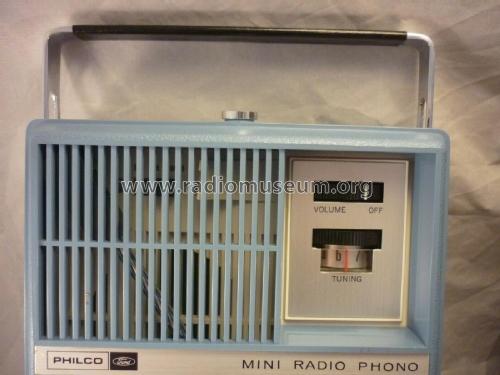 Mini Radio Phono R-1376-B ; Philco, Philadelphia (ID = 2603221) Radio