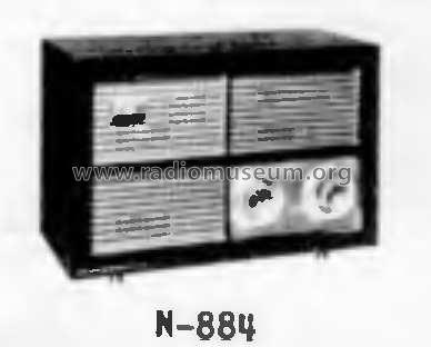 N-884 ; Philco, Philadelphia (ID = 191561) Radio