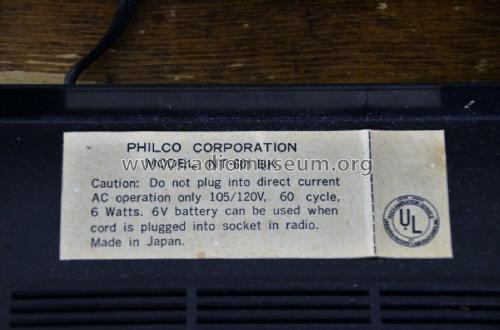 Deluxe All Transistor NT-601; Philco, Philadelphia (ID = 2664345) Radio