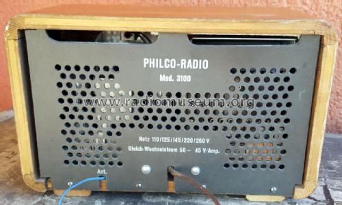 Tropic 3100 Ch= 3000-121; Philco, Philadelphia (ID = 2044937) Radio