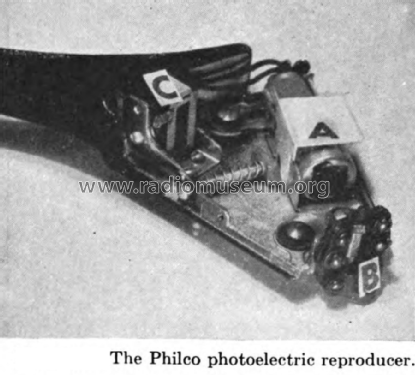 Light-Beam Reproducer ; Philco, Philadelphia (ID = 2780203) Microphone/PU