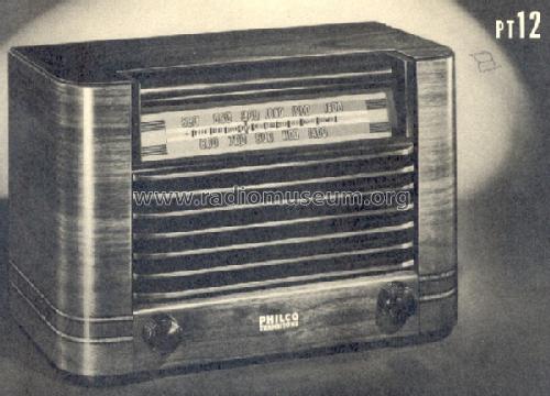 PT-12 Transitone; Philco, Philadelphia (ID = 195470) Radio