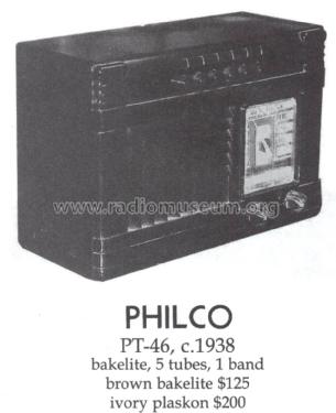 PT-46 Transitone; Philco, Philadelphia (ID = 1461063) Radio