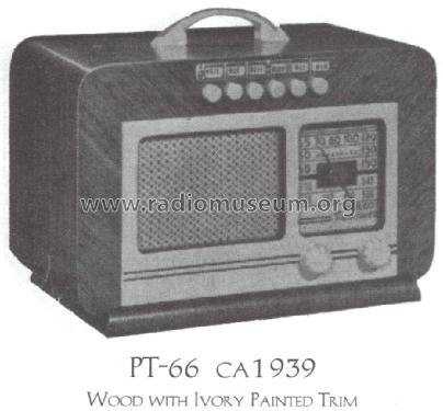 PT-66 Transitone; Philco, Philadelphia (ID = 1523300) Radio