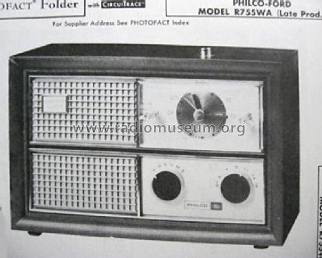 R-755 ; Philco, Philadelphia (ID = 1796765) Radio