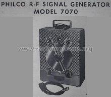 R-F Signal Generator 7070; Philco, Philadelphia (ID = 533414) Ausrüstung