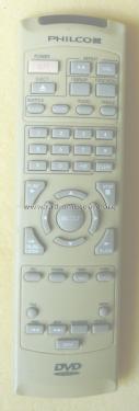 Remote control DVD 001-0100E-023; Philco, Philadelphia (ID = 1939802) Misc