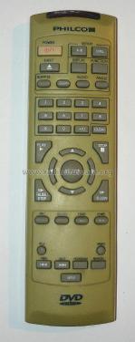 Remote control DVD 001-0100E-023; Philco, Philadelphia (ID = 1937866) Misc