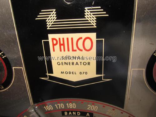 Signal Generator 070; Philco, Philadelphia (ID = 2758908) Equipment
