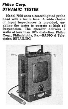 Signal Tracer 7030 ; Philco, Philadelphia (ID = 1218064) Equipment