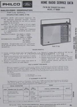 Solid State AM FM SW ST-986BK; Philco, Philadelphia (ID = 1714059) Radio