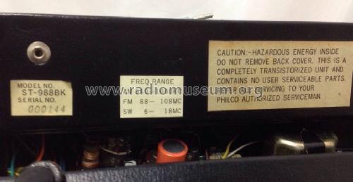 Solid State AC - Battery ST-988BK ; Philco, Philadelphia (ID = 1709868) Radio