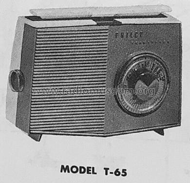 Transistor T65-124; Philco, Philadelphia (ID = 2837470) Radio