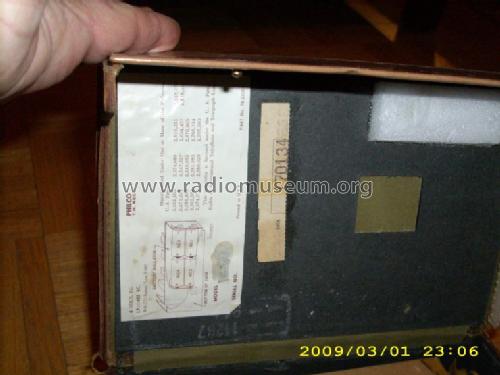 T-700 Code 124; Philco, Philadelphia (ID = 740390) Radio