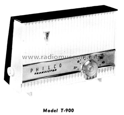 Transistor T-900-124; Philco, Philadelphia (ID = 1179914) Radio