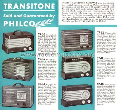 TP-10 College Transitone; Philco, Philadelphia (ID = 1377783) Radio