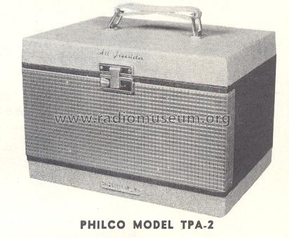 TPA-2 ; Philco, Philadelphia (ID = 182201) R-Player