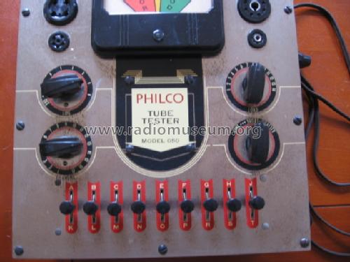 Tube Tester 050; Philco, Philadelphia (ID = 655946) Equipment