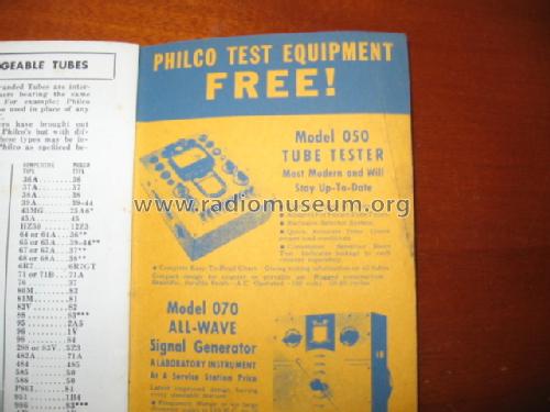 Tube Tester 050; Philco, Philadelphia (ID = 655948) Equipment