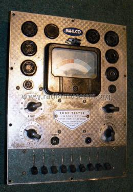 Tube Tester 7050; Philco, Philadelphia (ID = 3109242) Equipment