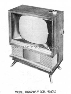 UG4660SM Ch= 9L60U; Philco, Philadelphia (ID = 934590) Television