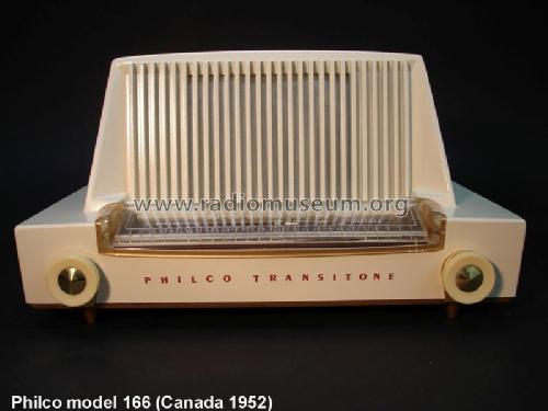 166 ; Philco Products Ltd. (ID = 632880) Radio