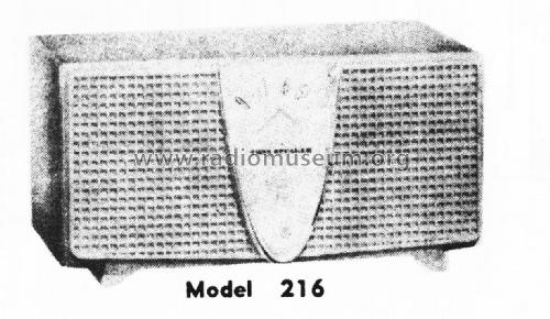 216 ; Philco Products Ltd. (ID = 2759162) Radio