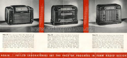 218 ; Philco Products Ltd. (ID = 1510790) Radio