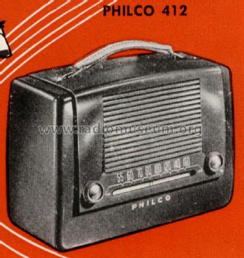 412 ; Philco Products Ltd. (ID = 1512773) Radio