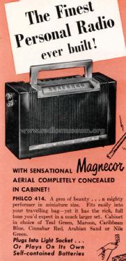 414 ; Philco Products Ltd. (ID = 1503499) Radio