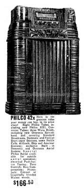 42X ; Philco Products Ltd. (ID = 1430616) Radio