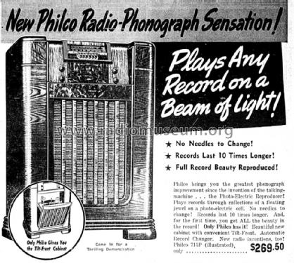 715P ; Philco Products Ltd. (ID = 1430641) Radio